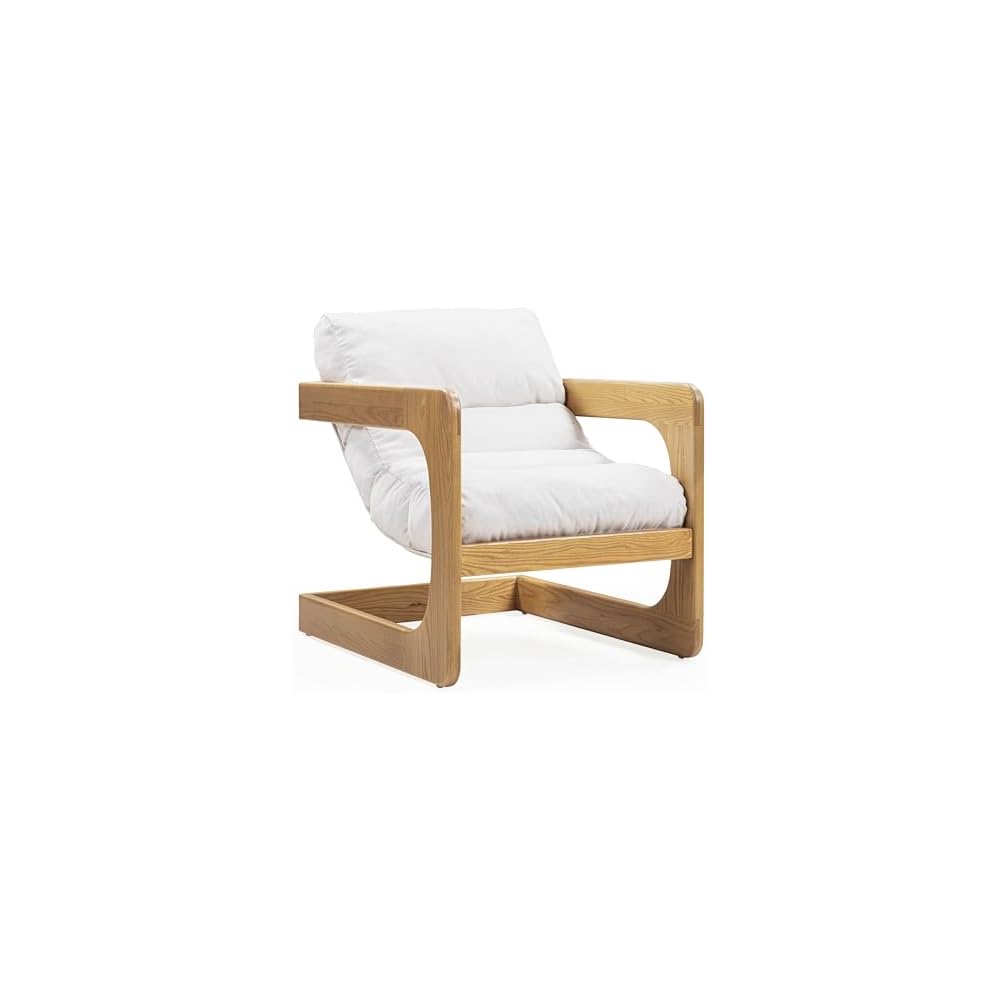 TOV Furniture Palma Cream Upcycled Fabric Accent Chair