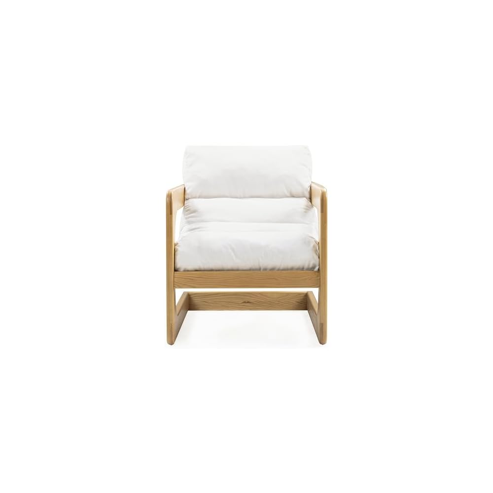 TOV Furniture Palma Cream Upcycled Fabric Accent Chair