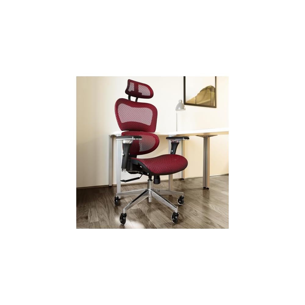 Nouhaus Mesh Ergonomic Office Chair with Lumbar Support, 4D Arms