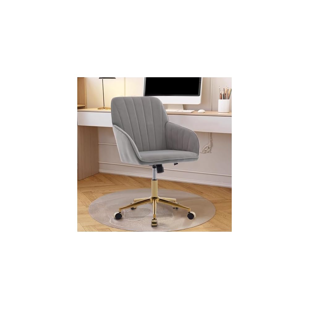Adjustable Office Chair, Home Bedroom, Ergonomic Swivel Chair, Backrest Seat, Comfortable for Long Sitting BE509
