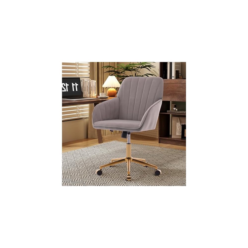 Adjustable Office Chair, Home Bedroom, Ergonomic Swivel Chair, Backrest Seat, Comfortable for Long Sitting BE509