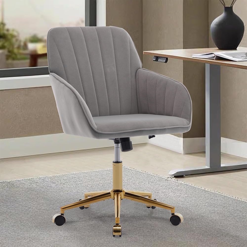 Adjustable Office Chair, Home Bedroom, Ergonomic Swivel Chair, Backrest Seat, Comfortable for Long Sitting BE509