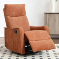 Leyu&Hafort Swivel Rocker Recliner Chair, 360° Swivel Recliner with Heat and Massage, Rocker Recliner Nursery Glider Chair with Side Pockets for Living Room